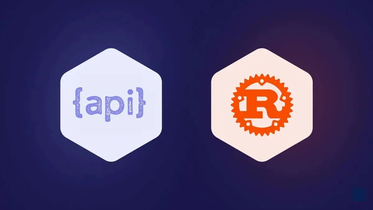 Terminal showing Rust Axum API server running in development mode